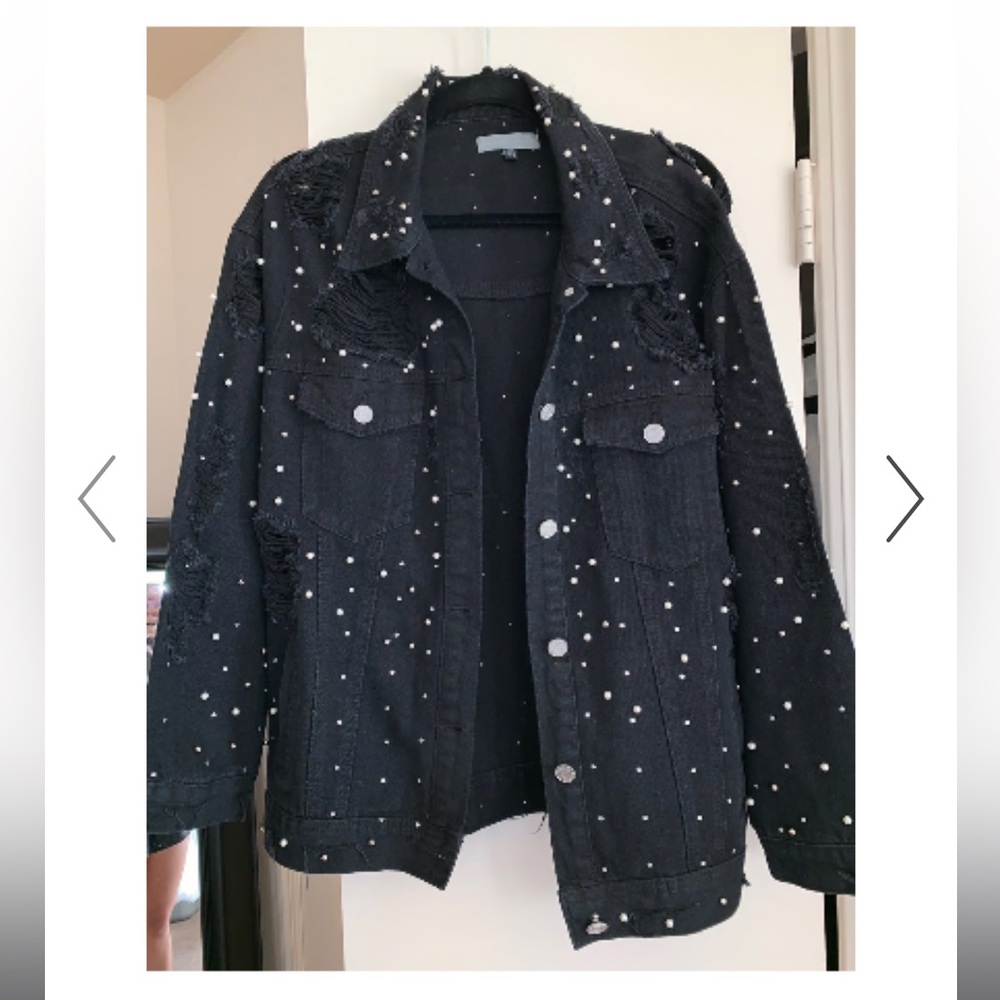 Missguided Carli Bybel Jean Jacket